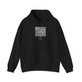 Rome Street Map Hoodie, Square Map, Black, Italy Travel Gift, flat lay