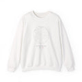 Florence Street Map Sweatshirt, Circle Map, White, Italy Travel Gift