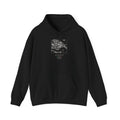 Venice Street Map Hoodie, Square Map, Black, Italy Travel Gift, flat lay