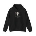 San Gimignano Street Map Hoodie, Square Map, Black, Italy Travel Gift, flat lay
