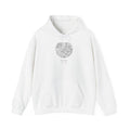 Rome Street Map Hoodie, Circle Map, White, Italy Travel Gift