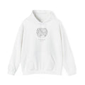 Florence Street Map Hoodie, Circle Map, White, Italy Travel Gift