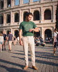Rome map t-shirt worn, front view, Rome