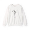 San Gimignano street map sweatshirt, in white, with the square map design, shown flat